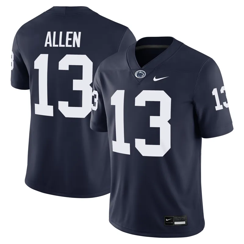 Penn State Nittany Lions Jersey Kaytron Allen Navy Game Jersey
