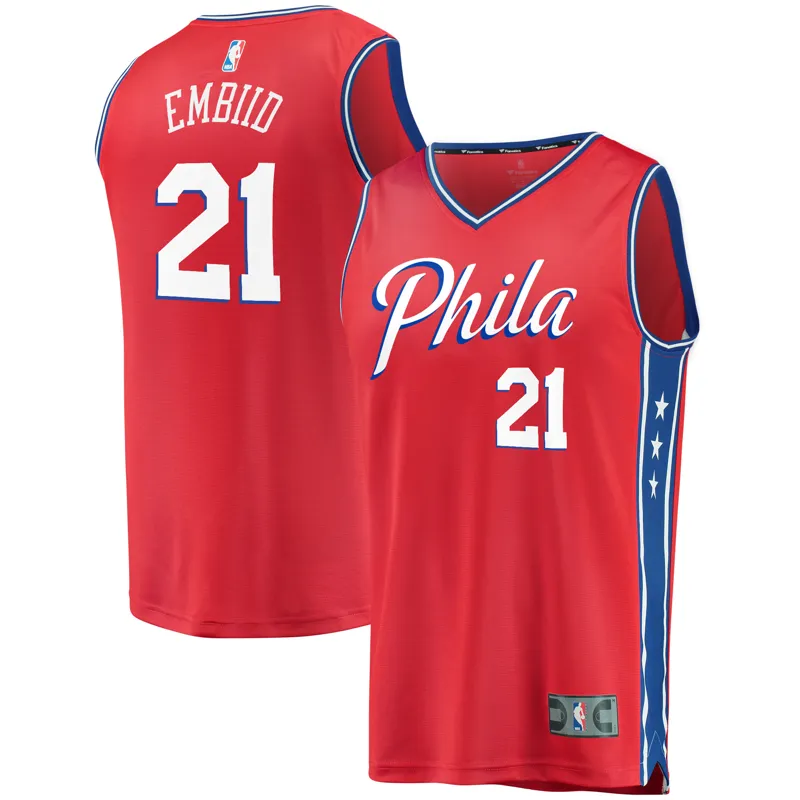Philadelphia 76ers Jersey Jared Mccain Royal Swingman Icon Edition Jersey - Image 5