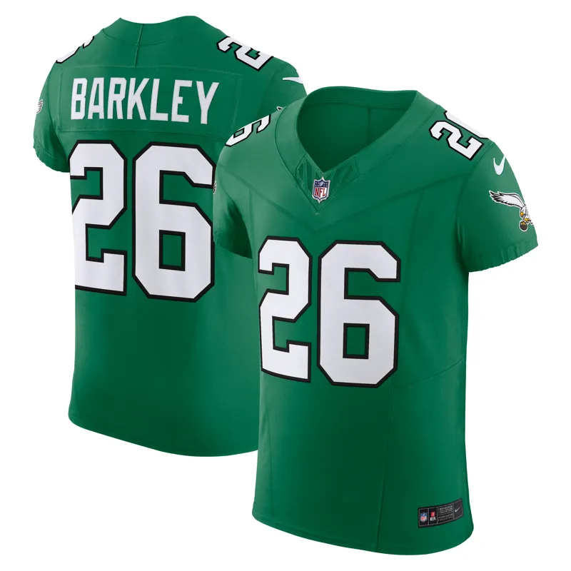 Philadelphia Eagles Jersey Saquon Barkley Kelly Green Alternate Game Jersey - Image 5