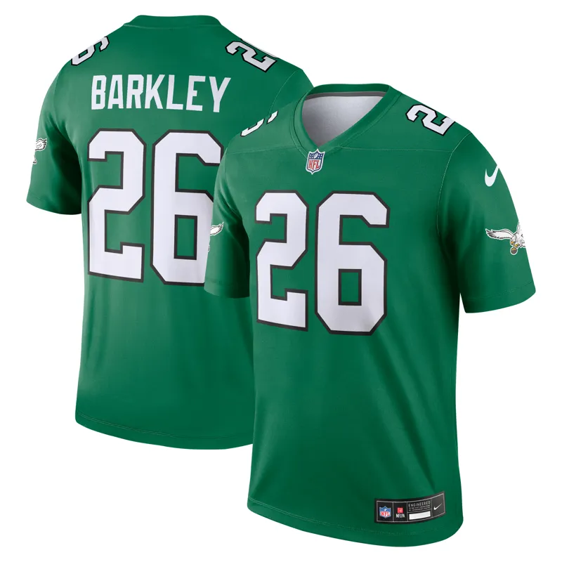 Philadelphia Eagles Jersey Saquon Barkley Kelly Green Legend Player Performance Top Jersey