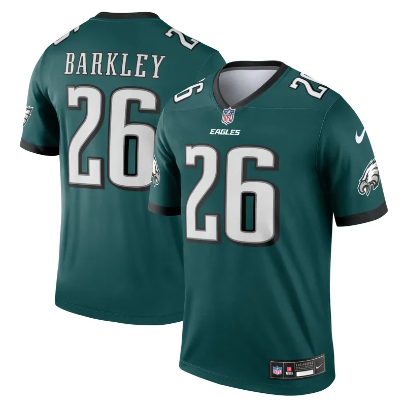 Philadelphia Eagles Jersey Saquon Barkley Midnight Green Legend Player Performance Top Jersey