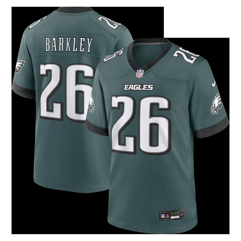 Philadelphia Eagles Jersey Saquon Barkley Midnight Green Legend Player Performance Top Jersey - Image 4