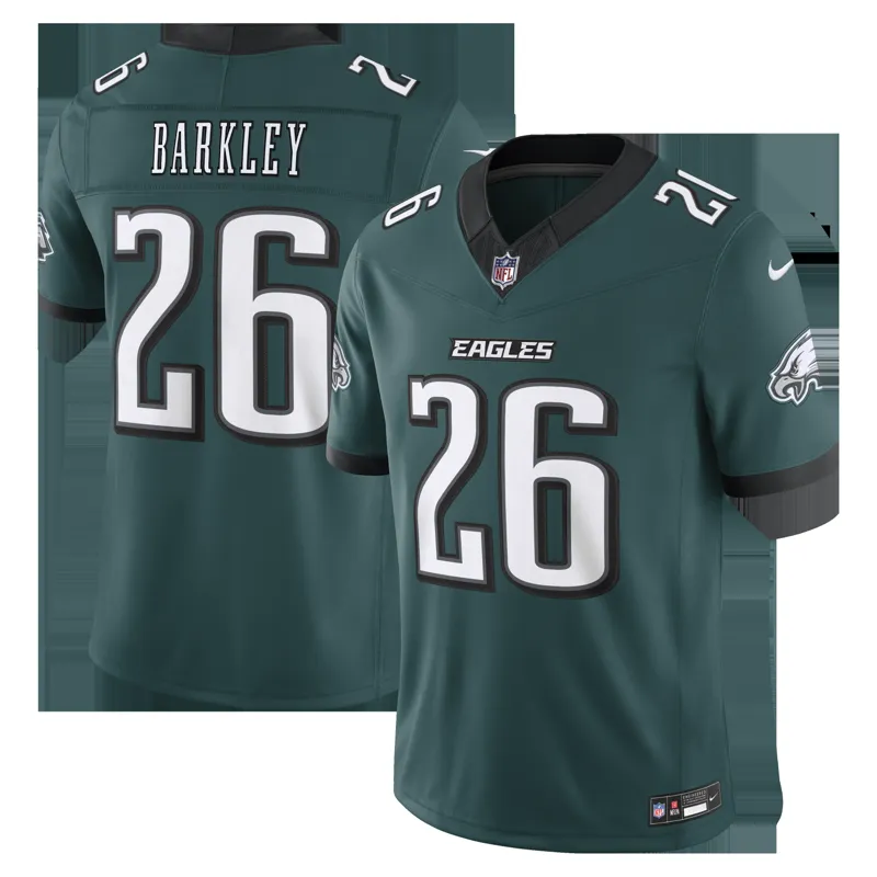 Philadelphia Eagles Jersey Saquon Barkley Midnight Green Vapor Fuse Stitched Limited Jersey