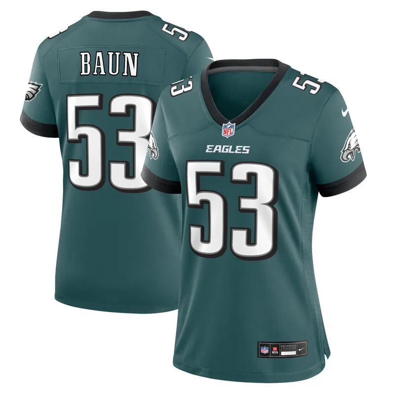 Philadelphia Eagles Jersey Zack Baun Midnight Green Game Jersey - Image 2