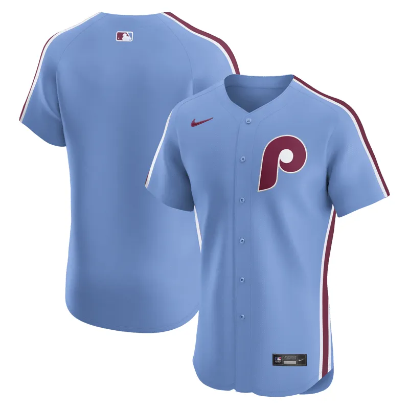 Philadelphia Phillies Jersey Light Blue Alternate Elite Jersey