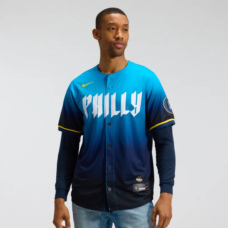 Philadelphia Phillies Jersey Mens Profile Bryce Harper White Big & Tall Name & Jersey - Image 2