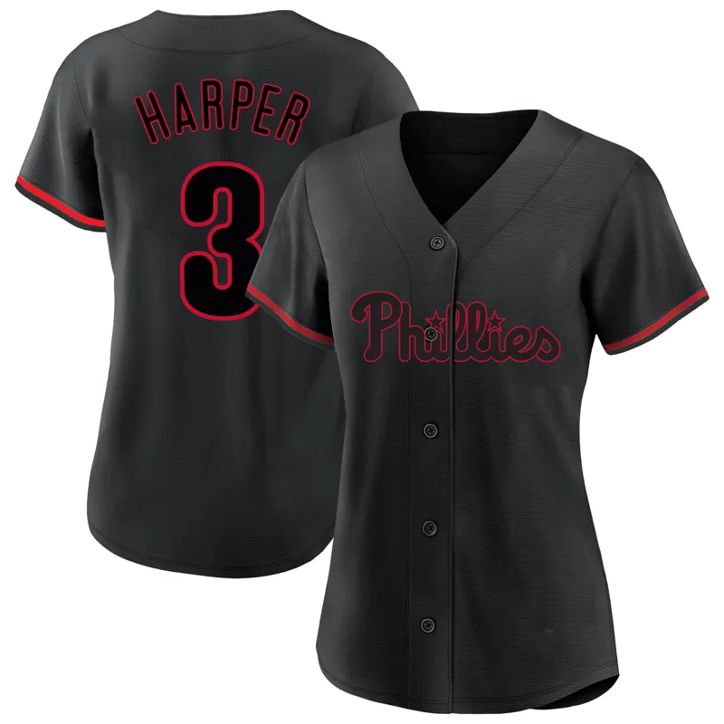 Philadelphia Phillies Jersey Profile Black Big & Tall Pop Jersey - Image 4