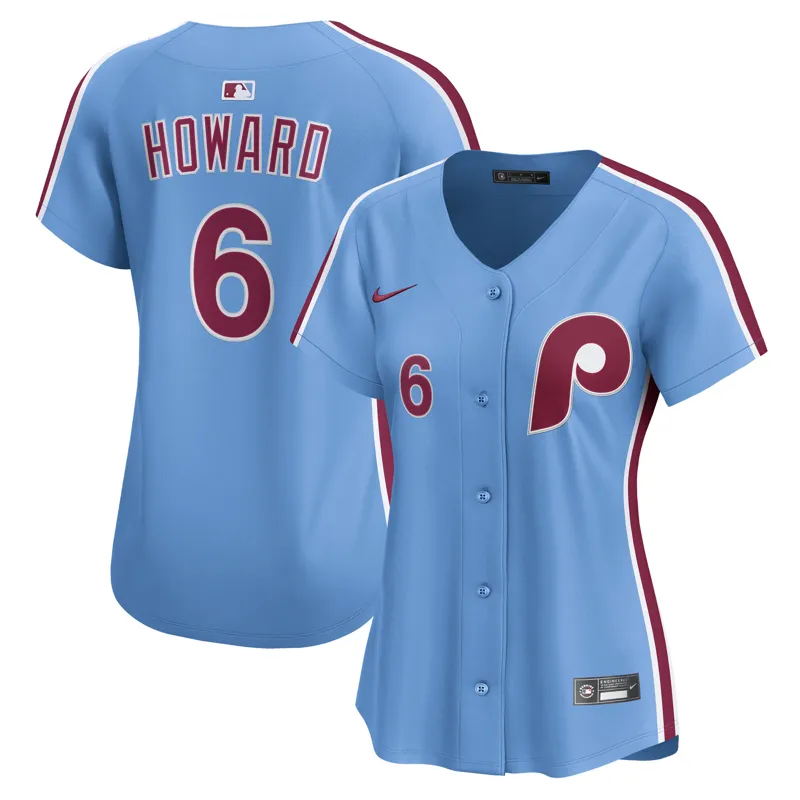 Philadelphia Phillies Jersey Roy Halladay Royal Cooperstown Collection Mesh Batting Practice Jersey - Image 4