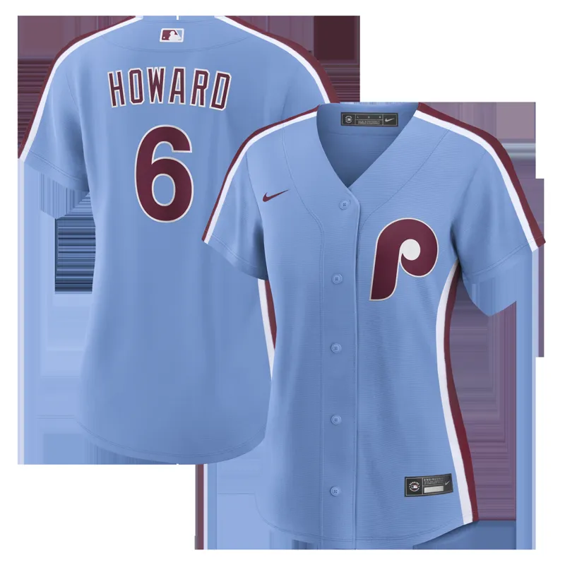 Philadelphia Phillies Jersey Roy Halladay Royal Cooperstown Collection Mesh Batting Practice Jersey - Image 3