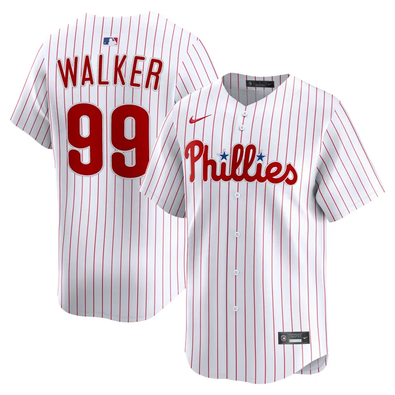 Philadelphia Phillies Jersey Stitches Red Team Color Full Button Jersey - Image 3