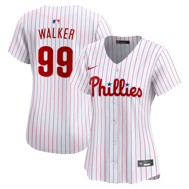 Philadelphia Phillies Jersey Stitches Red Team Color Full Button Jersey - Image 2