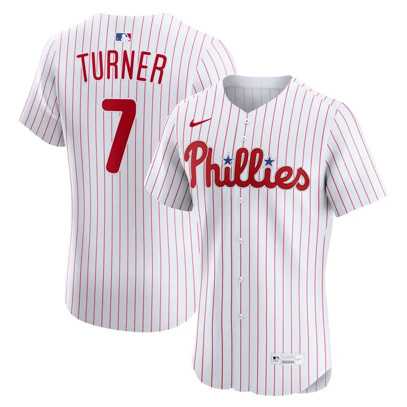 Philadelphia Phillies Jersey Trea Turner Blue City Connect Limited Jersey - Image 5