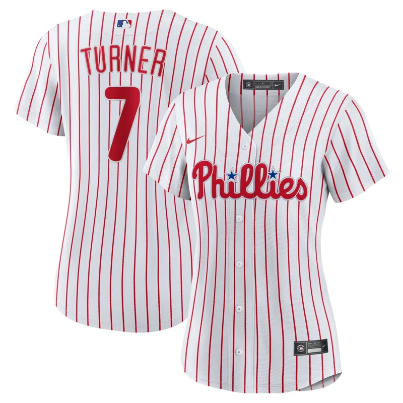 Philadelphia Phillies Jersey Trea Turner White Home Limited Player Jersey - Image 3