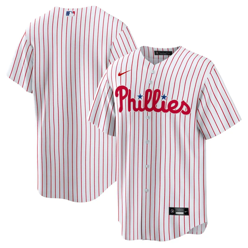 Philadelphia Phillies Jersey White Home Big & Tall Jersey