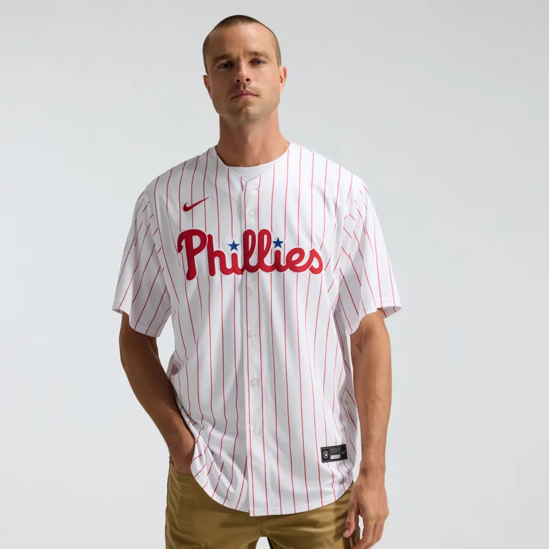 Philadelphia Phillies Jersey White Home Limited Jersey - Image 4