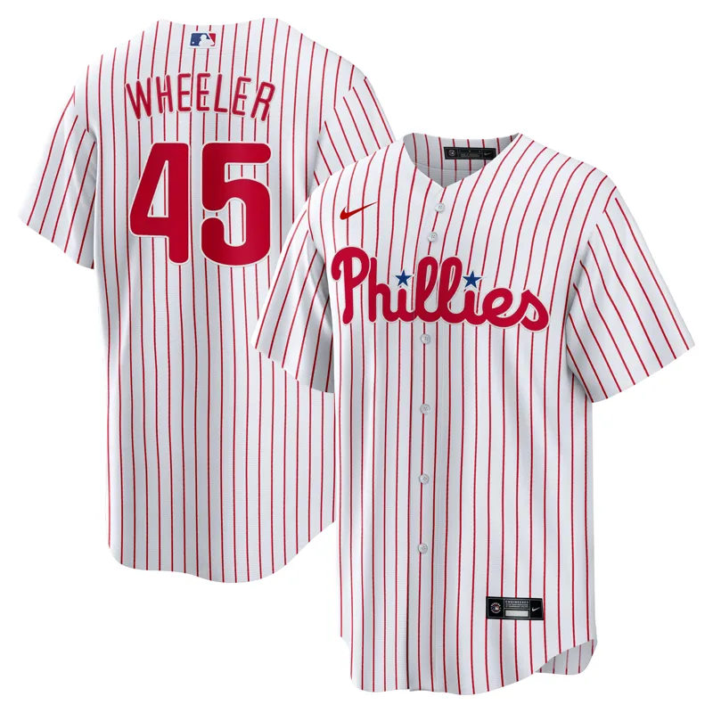 Philadelphia Phillies Jersey Zack Wheeler Blue 2024 City Connect Limited Player Jersey - Image 3
