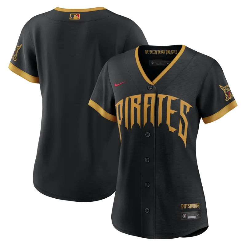 Pittsburgh Pirates Jersey Black 2026 City Connect Stadium Jersey