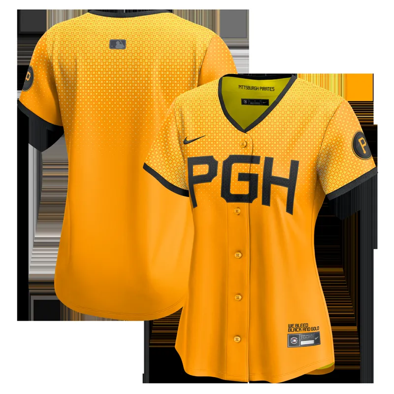 Pittsburgh Pirates Jersey Gold City Connect Limited Jersey