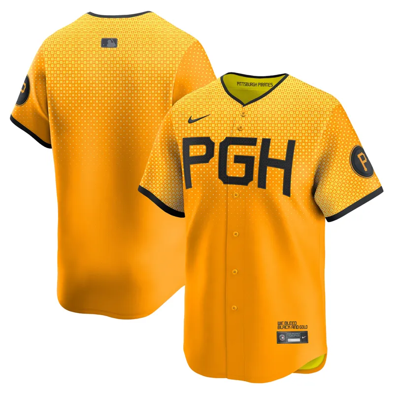 Pittsburgh Pirates Jersey Gold City Connect Limited Jersey - Image 2