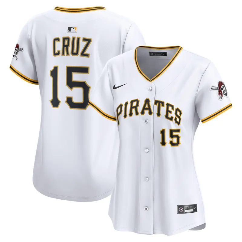 Pittsburgh Pirates Jersey Oneil Cruz White Home Jersey - Image 4