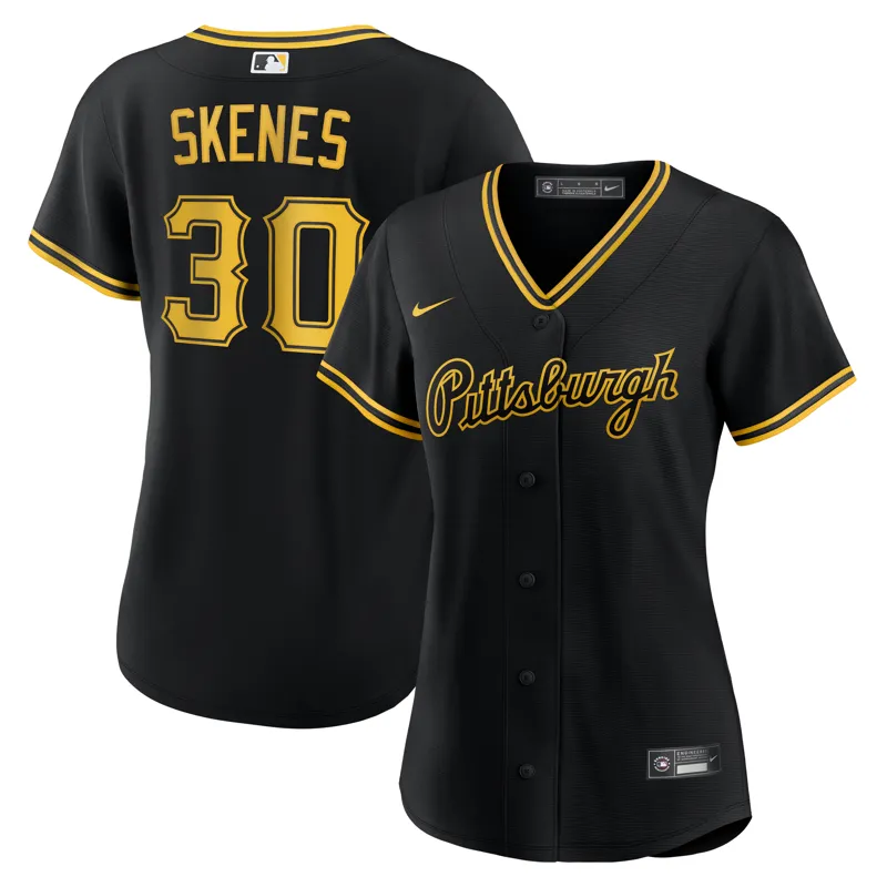 Pittsburgh Pirates Jersey Paul Skenes Black 2026 City Connect Stadium Jersey - Image 3