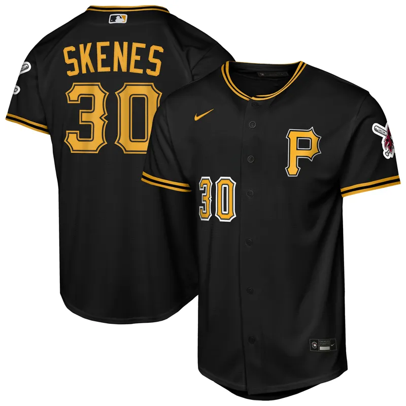 Pittsburgh Pirates Jersey Paul Skenes Black 2026 City Connect Stadium Jersey - Image 4