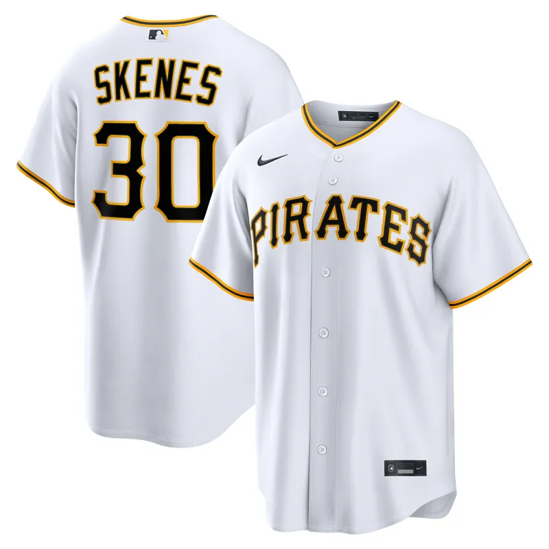 Pittsburgh Pirates Jersey Paul Skenes Gray Road Jersey - Image 4