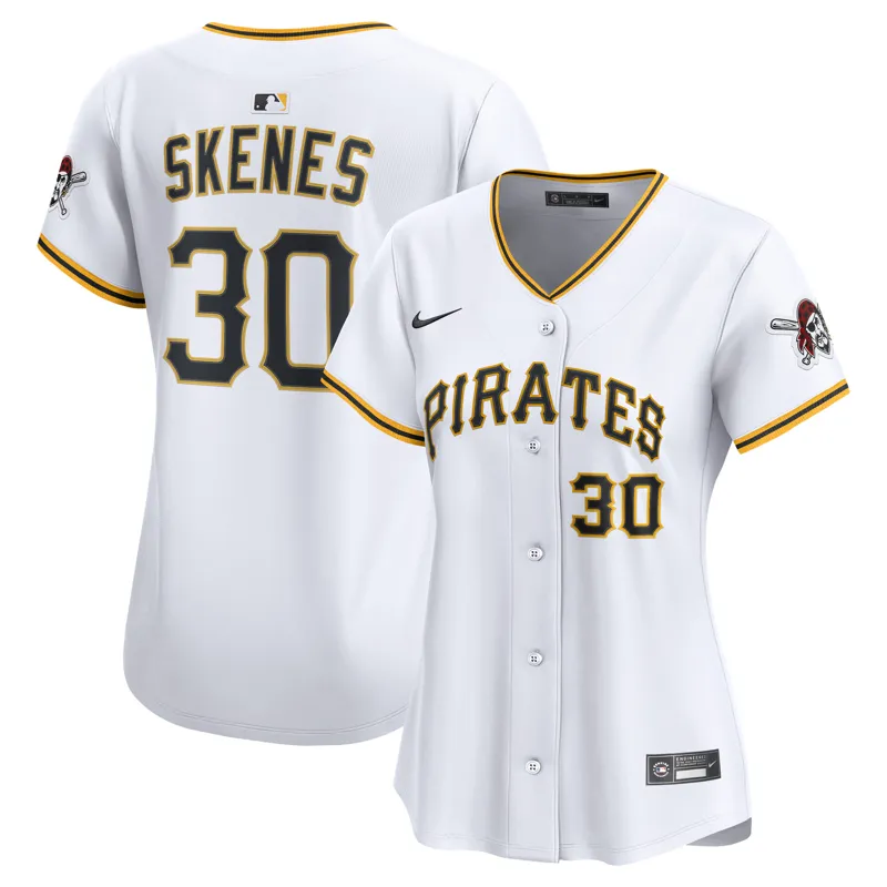 Pittsburgh Pirates Jersey Paul Skenes White Home Limited Player Jersey