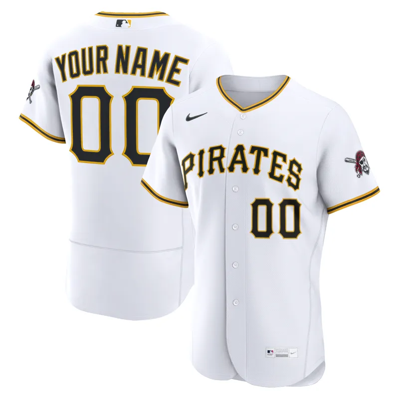 Pittsburgh Pirates Jersey Spencer Horwitz White Home Jersey - Image 5