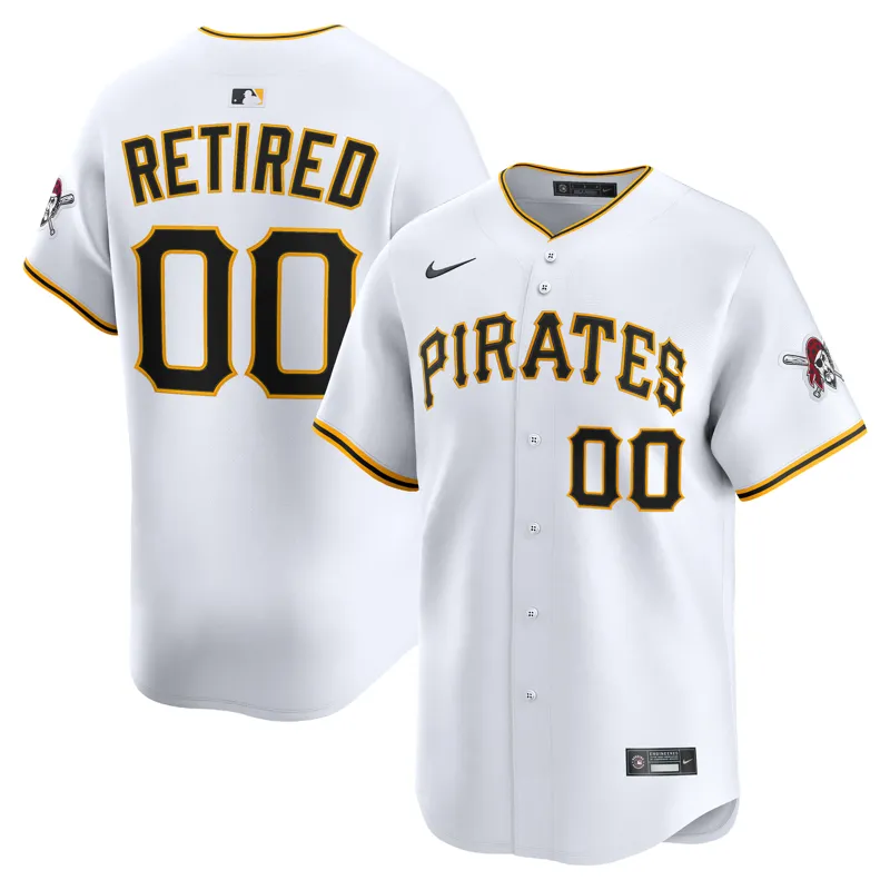 Pittsburgh Pirates Jersey White Home Limited Jersey - Image 2