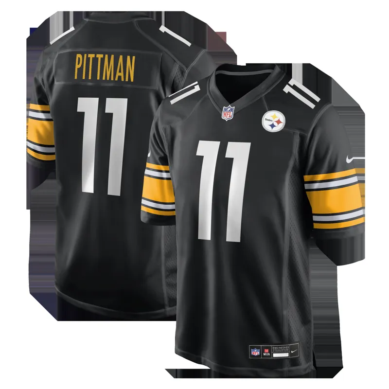 Pittsburgh Steelers Jersey Matt Sokol Black Team Game Jersey - Image 4