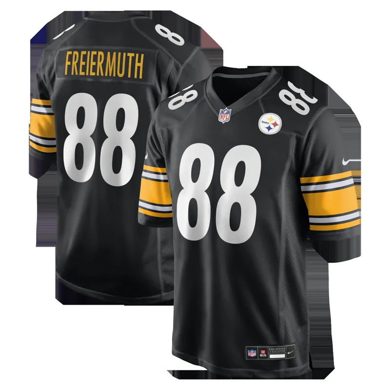 Pittsburgh Steelers Jersey Nick Herbig Black Game Jersey - Image 4
