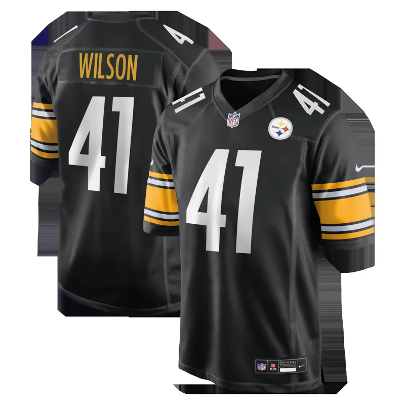 Pittsburgh Steelers Jersey Patrick Queen Gold Alternate 1933 Throwback Game Jersey - Image 4