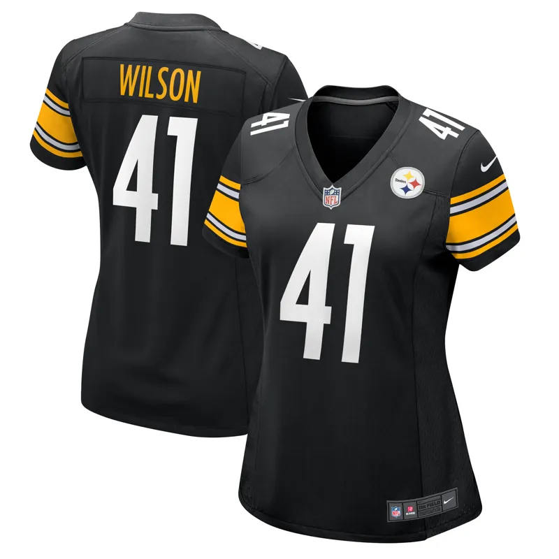 Pittsburgh Steelers Jersey Patrick Queen Gold Alternate 1933 Throwback Game Jersey - Image 5