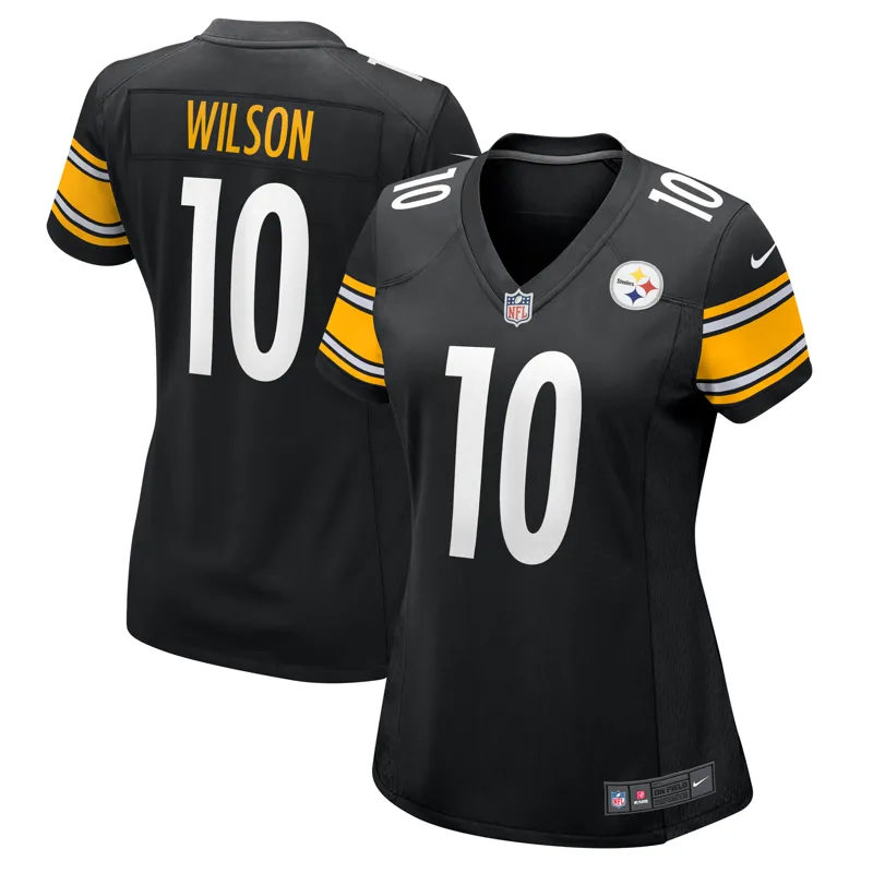 Pittsburgh Steelers Jersey Roman Wilson Black Team Game Jersey