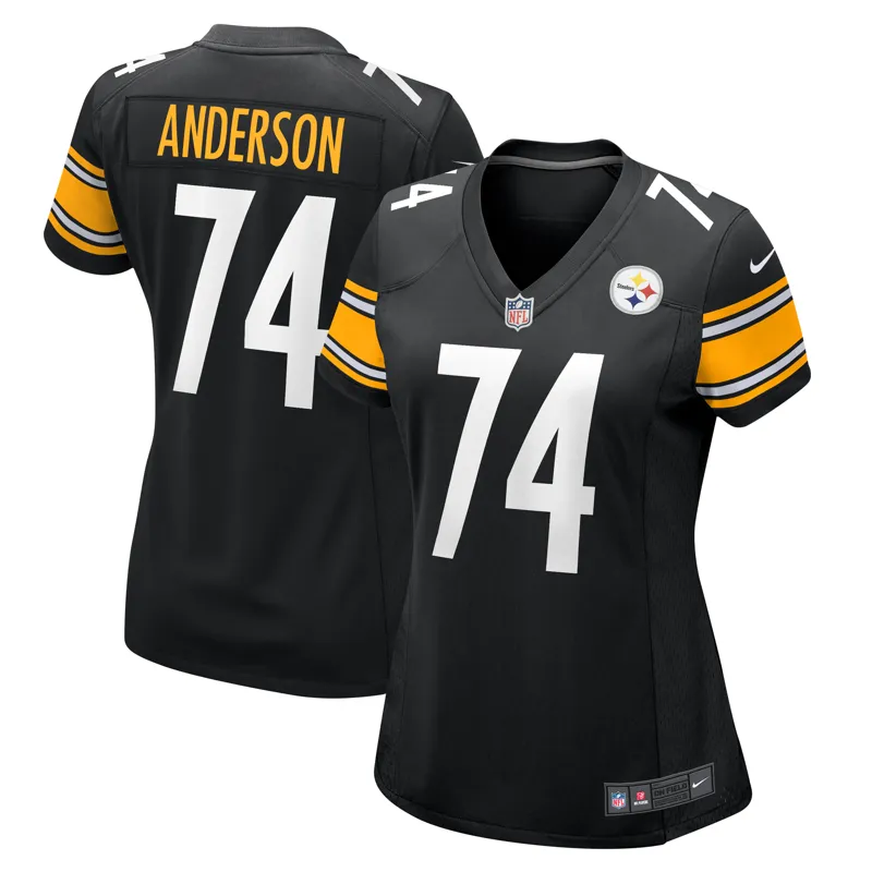 Pittsburgh Steelers Jersey Roman Wilson Black Team Game Jersey - Image 4