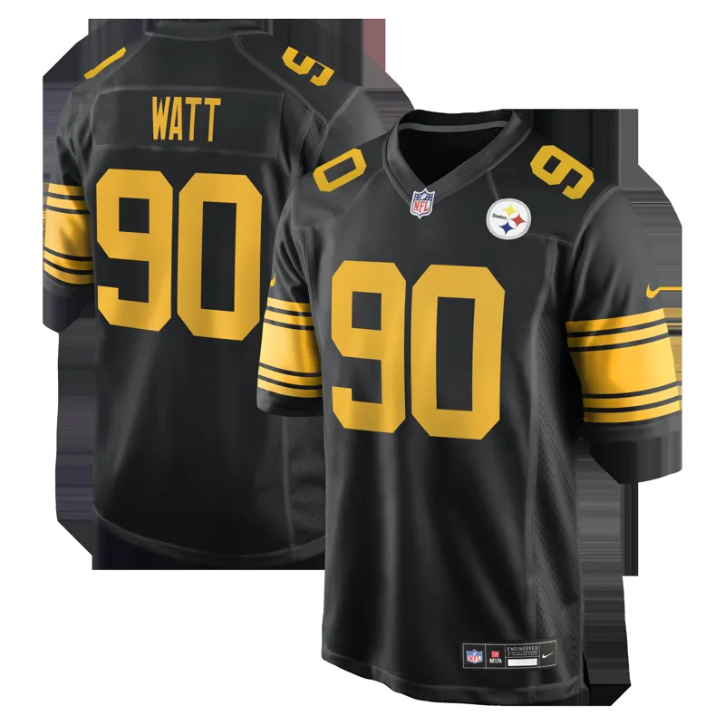 Pittsburgh Steelers Jersey Terry Bradshaw Black Retired Player Game Jersey - Image 3