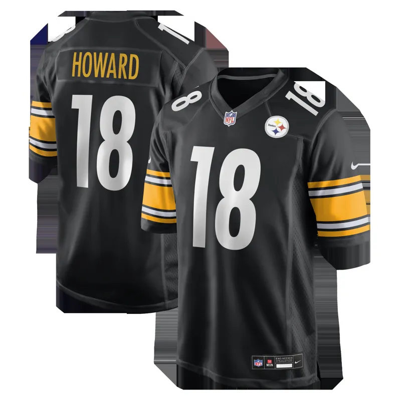 Pittsburgh Steelers Jersey Troy Polamalu Black Big & Tall 2005 Retired Player Jersey - Image 4