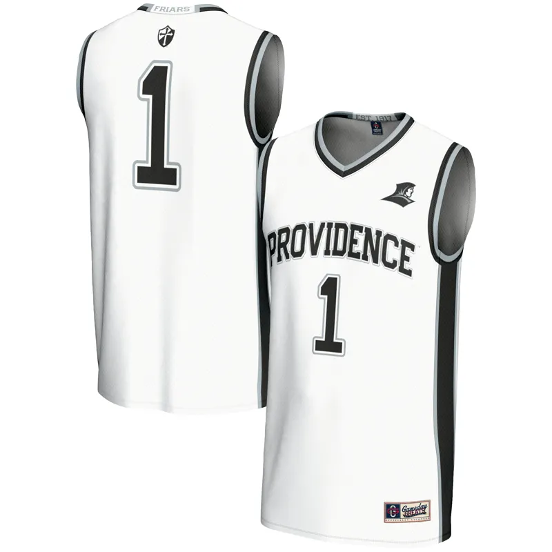 Providence Friars Jersey Gameday Greats #1 Silver Lightweight Jersey - Image 3