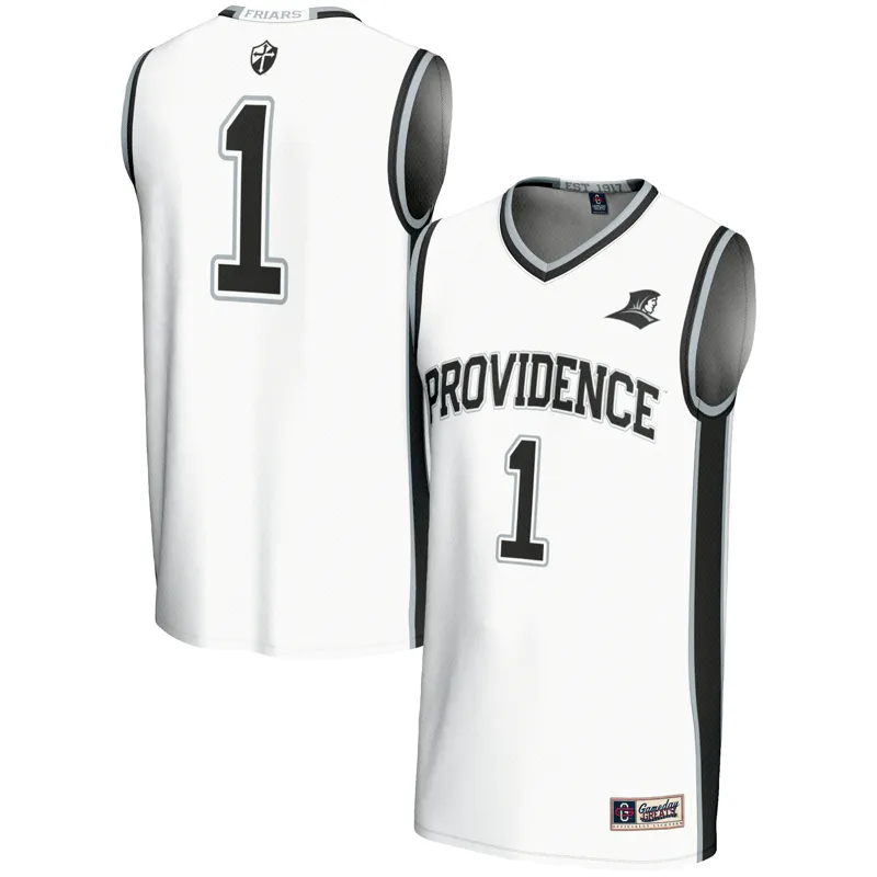 Providence Friars Jersey Gameday Greats #1 Silver Lightweight Jersey - Image 4