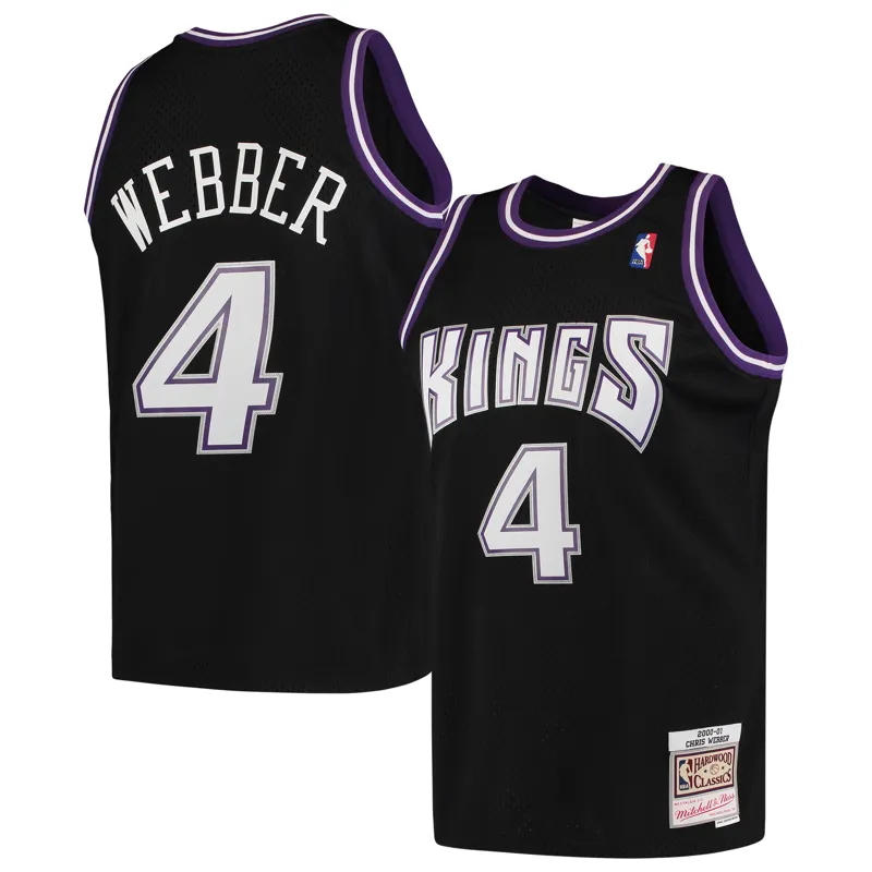 Sacramento Kings Jersey Black Fast Break Custom Icon Edition Jersey - Image 4