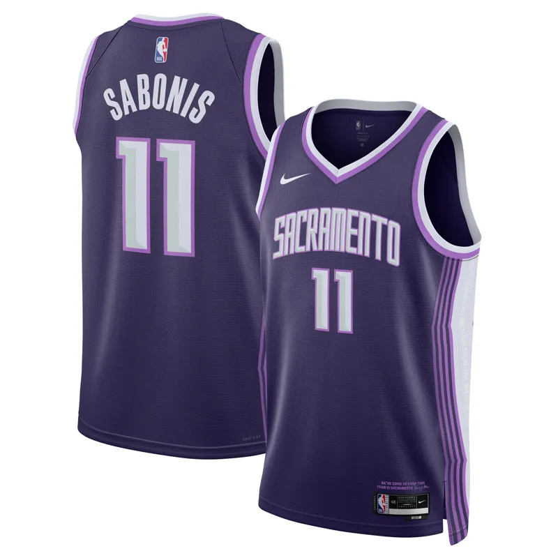 Sacramento Kings Jersey Demar Derozan White Fast Break Player Association Edition Jersey - Image 4