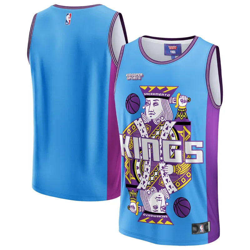 Sacramento Kings Jersey Jordan Brand Purple Swingman Custom Statement Edition Jersey - Image 3