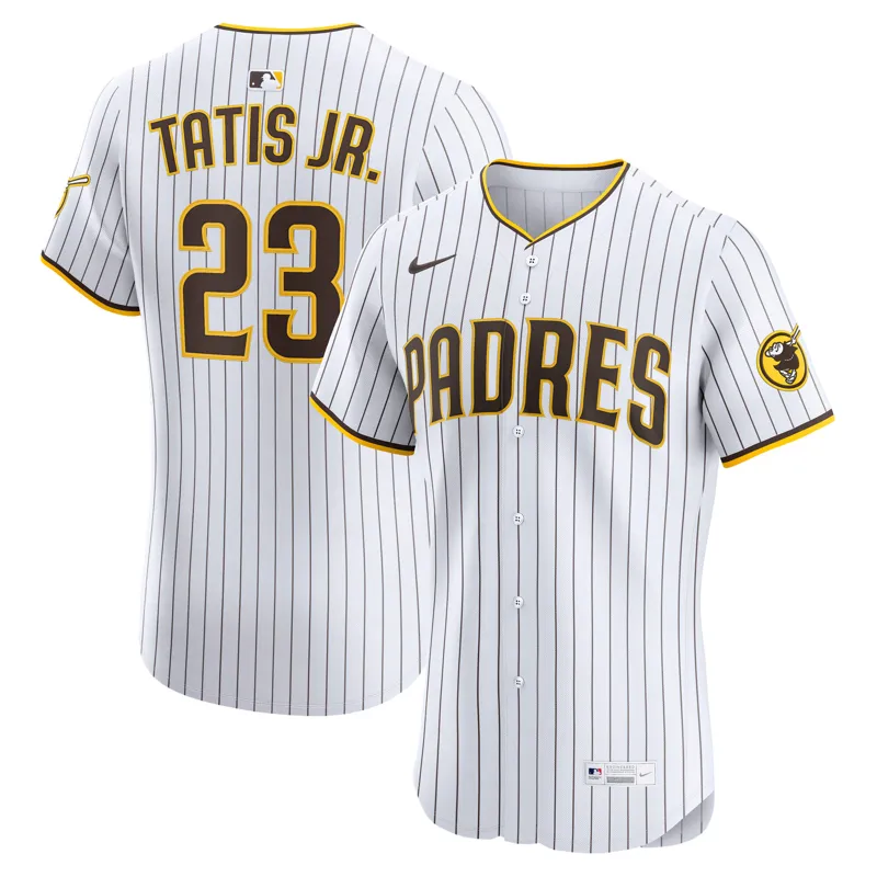 San Diego Padres Jersey Fernando Tatis Jr White Home Elite Jersey
