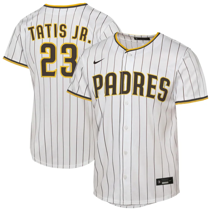 San Diego Padres Jersey Fernando Tatis Jr White Home Player Jersey - Image 4