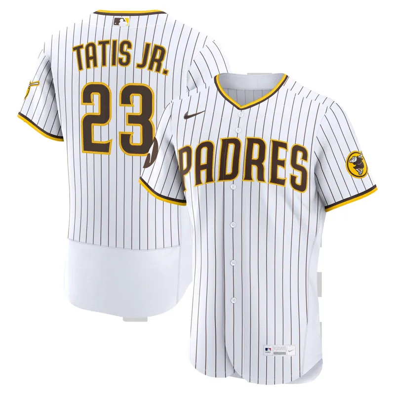 San Diego Padres Jersey Fernando Tatis Jr White Home Player Jersey - Image 5
