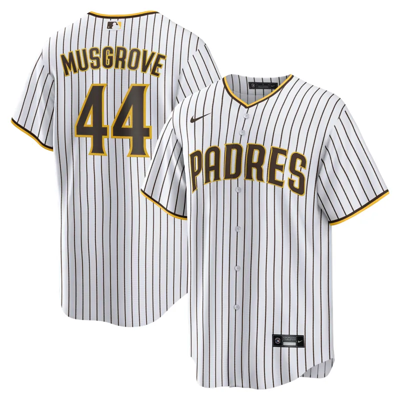 San Diego Padres Jersey Joe Musgrove White Home Jersey
