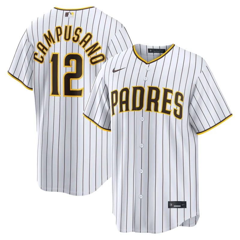 San Diego Padres Jersey Joe Musgrove White Home Jersey - Image 5