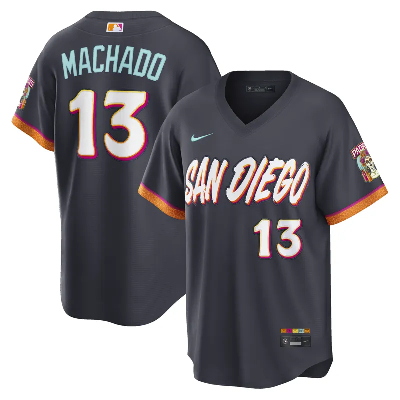 San Diego Padres Jersey Manny Machado Camo Usmc Alternate Player Jersey - Image 3