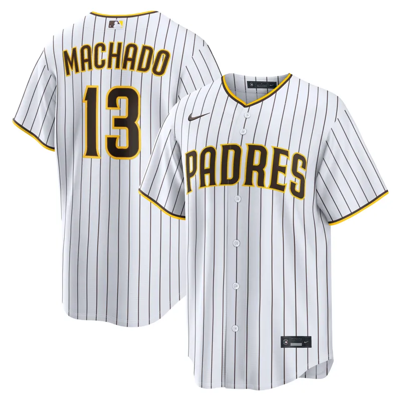 San Diego Padres Jersey Manny Machado White Home Player Jersey
